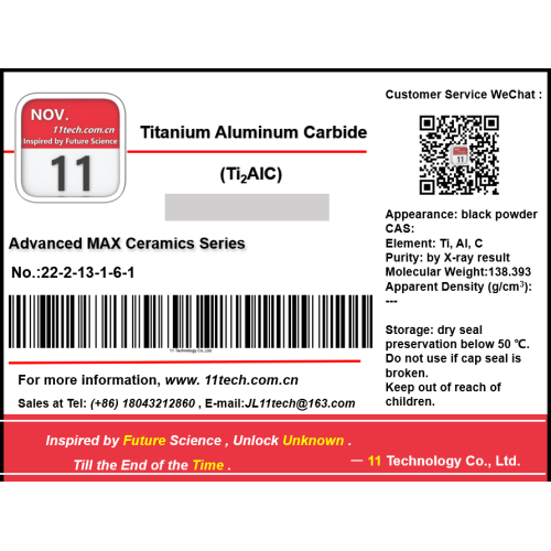 Superfine Aluminium Carbide Max Importações de pó Ti2alc